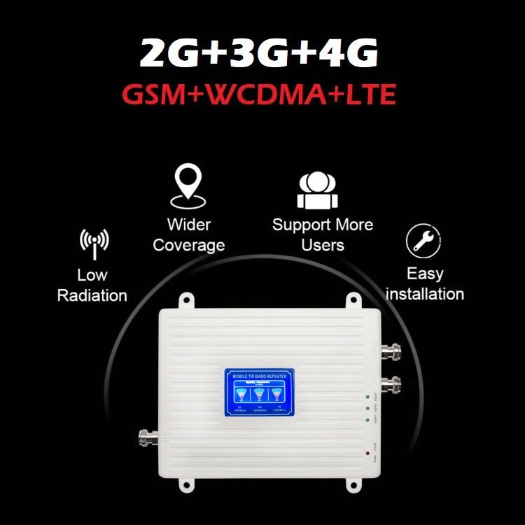 Hot sale signal repeater 900 1800 2100 mhz mobile network booster gsm 3g 4g 5g GSM signal booster